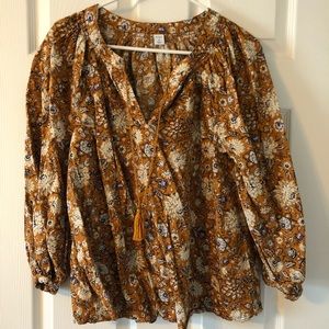 Old Navy floral blouse, size M